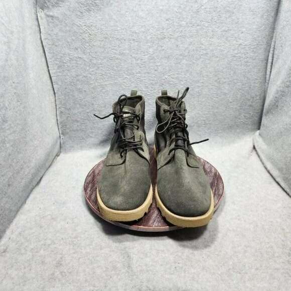Sorel Caribou Chukka Boots Waterproof Gray Suede Men's Size 14 - Picture 2 of 12